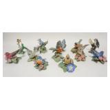 1330	12 LENOX BIRDS, TALLEST IS 5 1/4 IN