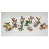 1332	12 LENOX BIRDS, TALLEST IS 5 1/2 IN