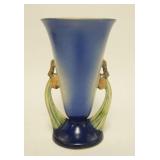1008	ROSEVILLE BLUE PINECONE 10 1/2 IN VASE