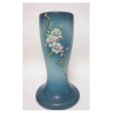 1029	ROSEVILLE BLUE APPLE BLOSSOM PEDESTAL, 20 3/4 IN H 