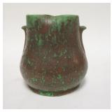 1039	WELLER COPPERTONE VASE 7 1/2 IN H 