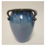 1049	FULPER 887 VASE W/ THREE RIBBON HANDLES, 6 1/2 IN H 