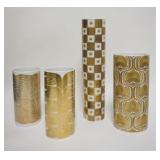 1064	4 ROSENTHAL STUDIO LINE MIDCENTURY MODERN VASES. TALLEST IS 14 1/8 IN 