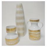 1065	3 THOMAS HEINRICH MIDCENTURY MODERN VASES, TALLEST IS 19 1/4 IN 