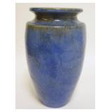 1075	FULPER BLUE VASE 10 1/4 IN H 