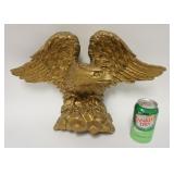 1116	CARVED & GILT WOODEN EAGLE. 19 IN W, 11 1/2 IN H. FITTED AS A WALL HANGER 