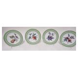 1195	4 ANDREA FRUIT PLATES W/ WINTERTHUR ADAPTATIONS 8 1/4 IN 