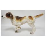1255	LARGE CAST IRON POINTER DOG, NOT ANTIQUE, 25 1/2 IN LONG X 12 3/4 IN HIGH