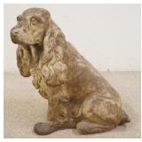 1258	CONCRETE GARDEN SPANIEL, 20 1/2 IN HIGH