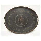 1274	TOLE TIN TRAY 24 1/2 IN X 19 1/2 IN 