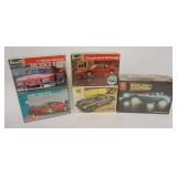 1007	LOT OF 5 MODEL CAR KITS SEALED IN BOX