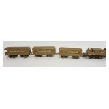 1009	IVES TRAIN SET, IVES RAILWAY LINES, MOTOR 3254, 2-135 PARLOR & 136 OBSERVATION CAR
