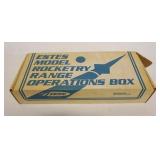 1066	ESTES MODEL ROCKETRY RANGE OPERATIONS IN BOX