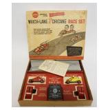 1073	GILBERT SLOT CAR SET WICH-LANE CHICANE RACE SET IN BOX