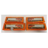 1084	LOT OF 4 LIONEL HO GAUGE TRAINS SANTA FE #0595 IN BOXES