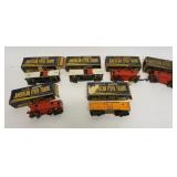 1099	LOT OF 6 AMERICAN FLYER TRAIN CARS *TRU-MODEL*