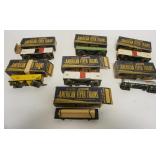 1100	LOT OF 7 AMERICAN FLYER TRAIN CARS *TRU-MODEL*