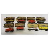 1105	LOT OF 8 ASSORTED AMERICAN FLYER TRAIN CARS 3/16