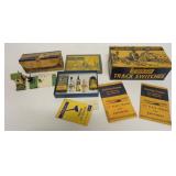 1110	AMERICAN FLYER TRAIN LOT, TRACK SWITCHES, BOOKS, #26 SERVICE KIT & CROSSING GATE