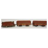 1118	LIONEL STANDARD GAUGE TRAIN SET, #8 ENGINE, #337 & 338 CARS