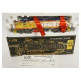 1121	K-LINE O GAUGE CHESSIE TRAIN ENGINE, GP 38-2