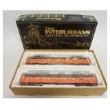 1130	K-LINE O GAUGE TRAIN 2 INTERURBANS IN BOX