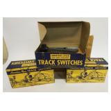 1156	AC GILBERT O GAUGE TRACK AMERICAN FLYER TRACK SWITCHES LOT