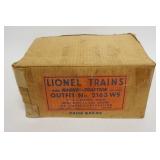 1158	LIONEL TRAIN SET O GAUGE OUTFIT #2163 WS