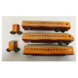 1160	LIONEL O GAUGE TRAIN CARS THE MILWAUKEE ROAD #782, 783, & 784
