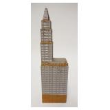 1039	WOOLWORTH BUILDING STILL BANK, CAST IRON, 1 3/4 IN X 2 1/4 IN X 8 IN HIGH