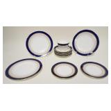 1080	12 PIECE ROYAL WORCESTER *REGENCY* DINNERWARE, LAGEST PLATES ARE 8 IN