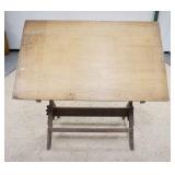 1153	ADJUSTABLE DRAFTING TABLE, 60 IN X 35 34 IN