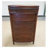 1161	7 DRAWER HIGH CHEST, 28 IN WIDE X 48 IN HIGH X 20 1/2 IN DEEP