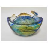 1174	LIYLI ART GLASS SCULPTURE HAS A MOLDED RUYI ON THE TOP LIMITED EDITION #1143 OF 3000, HAS CHARA