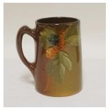 1276	OWENS UTOPIA MUG W/FLORAL DÉCOR, #1035, 5 1/8 IN HIGH