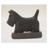 1281	CAST IRON SCOTTY DOG DOORSTOP, 5 1/2 IN HIGH