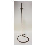 1290	SNAKE FORM IRON CANDLE HOLDER, 25 1/4 IN HIGH