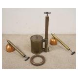 1291	3 OLD SPRAYERS & A SRINKLER, 2 ARE THE BLIZZARD CONTINIOUS SPRAYER BY DB SMITH UTICA, NY