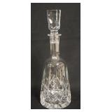 1301	CUT CRYSTAL DECANTER W/ORIGINAL STOPPER, 13 IN HIGH