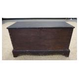 1003	DOVETAILED PAINTED BLANKET CHEST W/GLOVE BOX, 38 IN WIDE X 16 1/2 IN DEEP X 22 IN HIGH