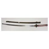 1016	SAMURI SWORD W/ SCABBARD BLADE IS STAMPED 202127