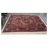 1050	*PERSIAN MAGIC CARPET* ROOM SIZE RUG, RED. 9 FT 11 IN X 13 FT 4 IN 