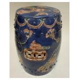 1099	ASIAN GARDEN SEAT, 18 1/4 IN H 11 IN TOP DIAMETER