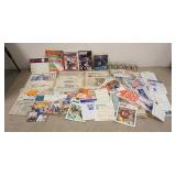 1100	LARGE LOT OF FOOTBALL MEMORABILLIA INCLUDES PHILADELPHIA EAGLES GLASSES FROM MCDONALDS, PROGRAM
