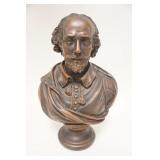 1111	BUST OF SHAKESPEARE, MARWAL INDUSTRIES, INC, 15 1/2 IN HIGH