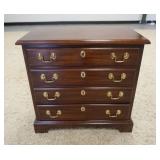 1170	HENKEL HARRIS VIRGINIA GALLERIES 4 DRAWER NIGHTSTAND, 24 IN WIDE X 23 IN X 14 1/2 IN DEEP