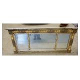 1191	GILT FEDERAL 3 PART MIRROR, HAS LOSSES, 72 3/4 IN X 24 3/4 IN