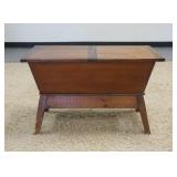 1206	DOUGH BOX ON LEGS, DOUBLE LID, 17 IN X 34 1/4 IN X 21 IN HIGH