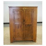 1209	2 DOOR JAM CUPBOARD, MISSING PULL & WOODEN DOOR LATCH, 37 IN WIDE X 48 3/4 IN HIGH X 18 3/4 IN 