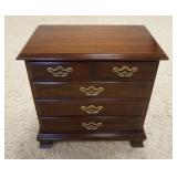 1238	THOMASVILLE BEDSIDE CHEST, 4 DRAWER, 24 IN WIDE X 14 IN DEEP X 25 IN HIGH